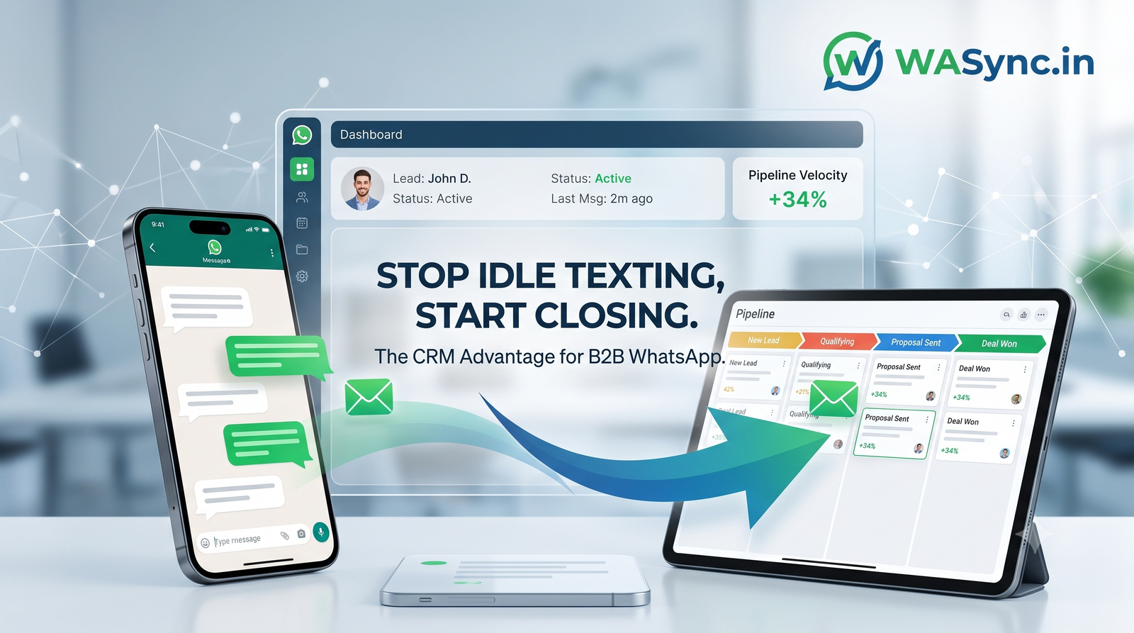 The Biggest Mistake in B2B Sales: Treating WhatsApp Like a Chat App Instead of a CRM